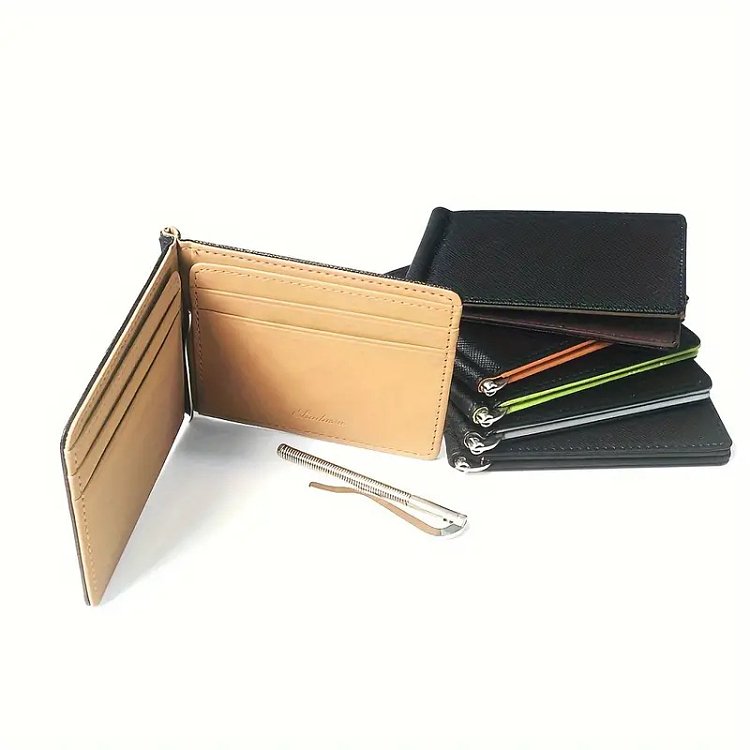 Πορτοφόλι ανδρικό δερματίνη με κλίπ.