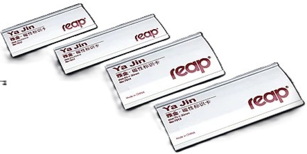 Κονκάρδα ονόματος μαγνητική 70x30,αλουμινίου.