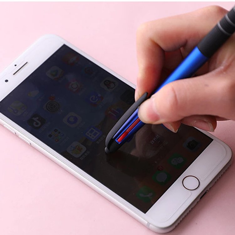 Στυλό τρίχρωμο για οθόνη αφής