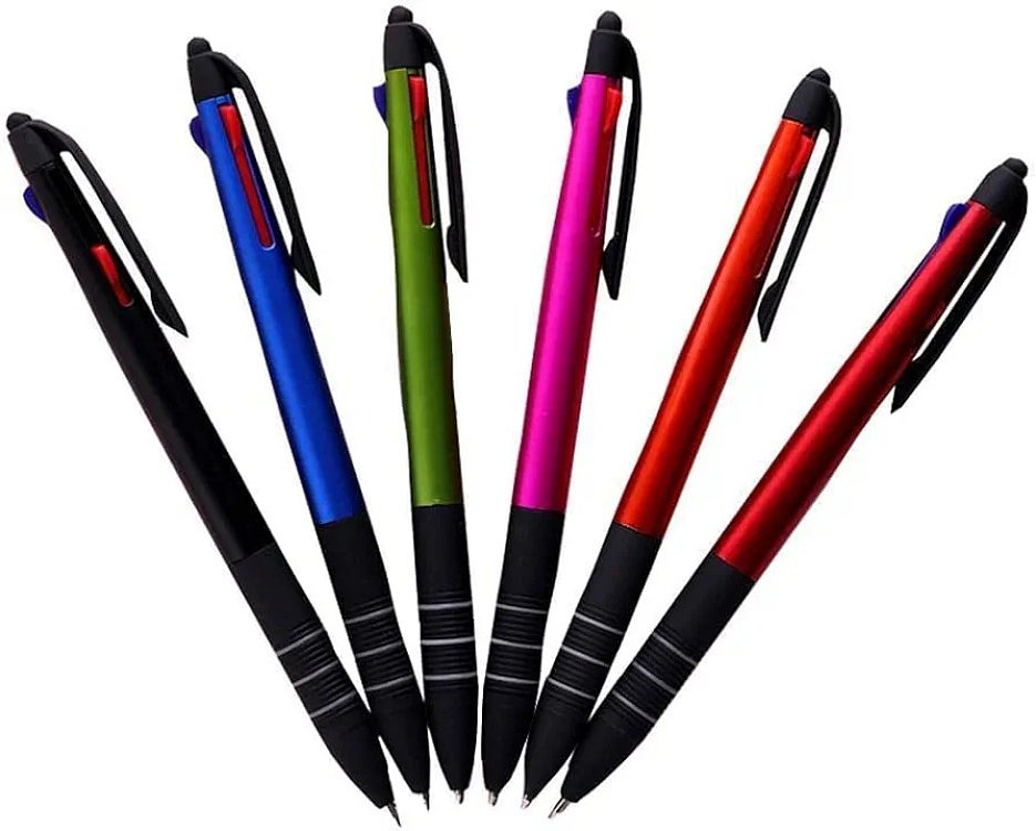 Στυλό τρίχρωμο για οθόνη αφής