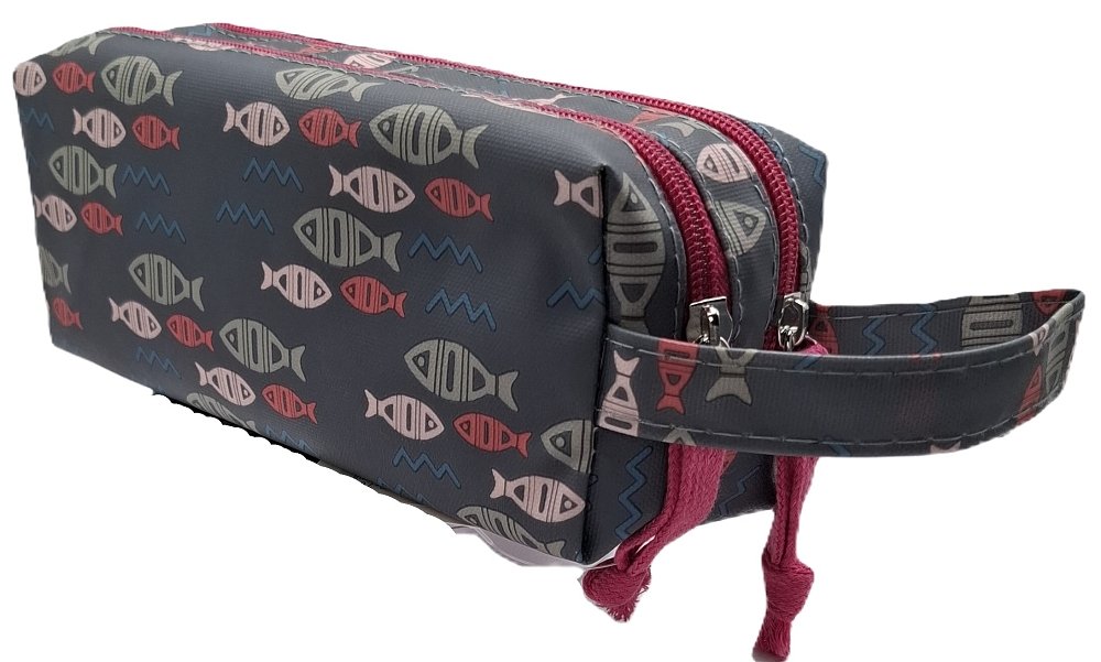 Κασετίνα με 2 θήκες ,Hailaner ,21x7x8εκ.