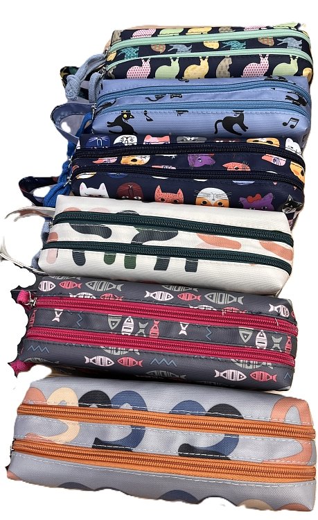 Κασετίνα με 2 θήκες ,Hailaner ,21x7x8εκ.