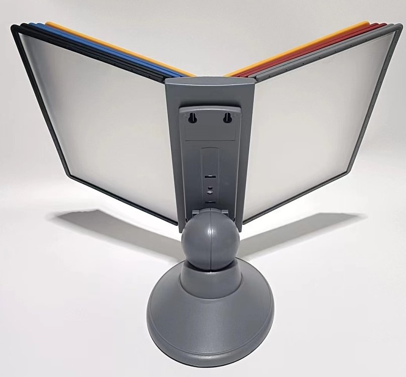 Επιτραπέζιο και επιτοίχιο σταντ Α4+ ,10 θήκες.