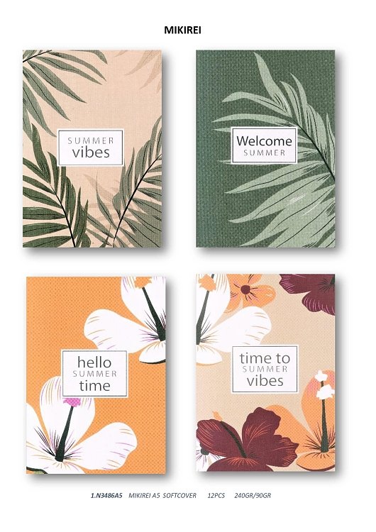 Notebook A5 ,Mikirei,Welcome summer
