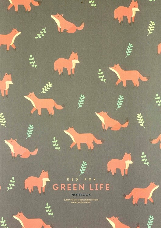 Notebook A5 ,Mikirei ,Green life