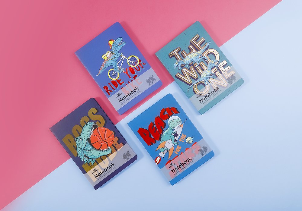 Σημειωματάριο Mikirei με σκληρό εξώφυλλο  ,Wild one.