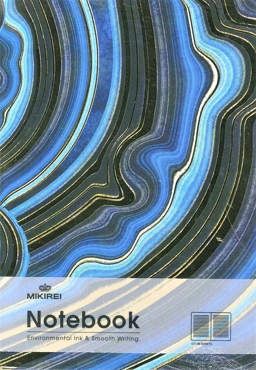 Σημειωματάριο Mikirei με σκληρό εξώφυλλο  ,Marble