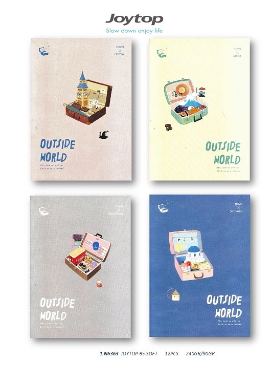 Notebook B5 ,Joytop,Outside world
