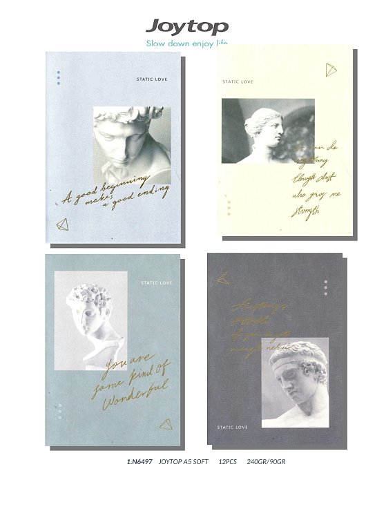 Notebook A5,Joytop,Static love