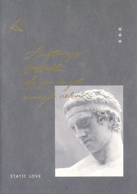 Notebook A5,Joytop,Static love