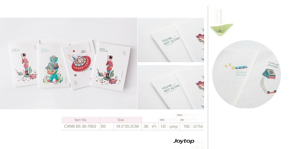 Notebook B5 ,Joytop,Childhood playmates