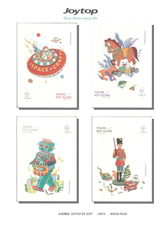 Notebook B5 ,Joytop,Childhood playmates