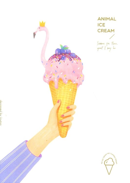 Notebook  ,Joytop,Animal ice cream