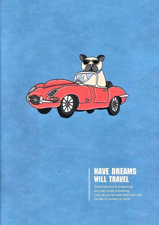 Notebook B5 ,Joytop,Dreams will travel