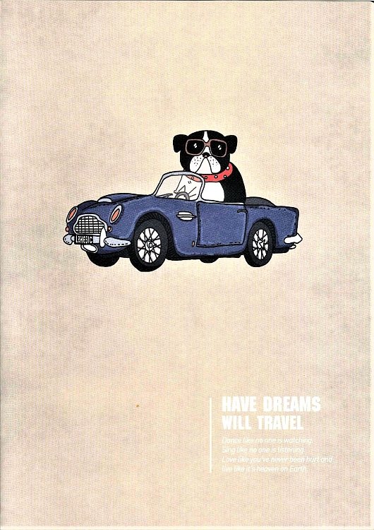 Notebook B5 ,Joytop,Dreams will travel