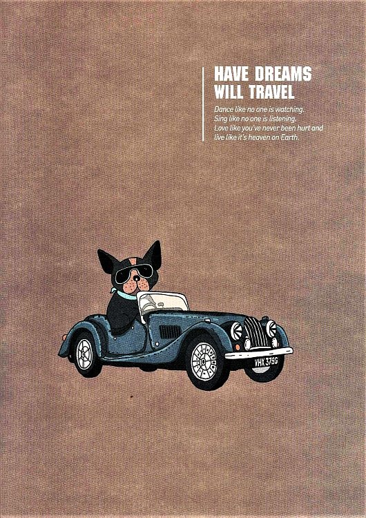 Notebook B5 ,Joytop,Dreams will travel