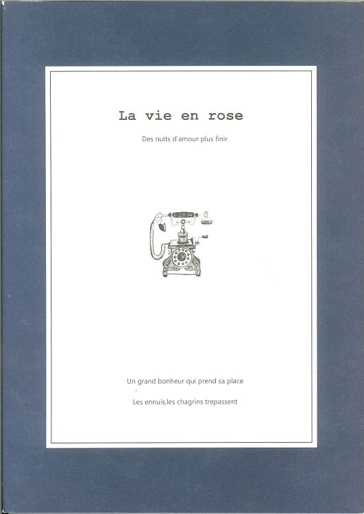 Notebook B5 ,Joytop,La vie en rose