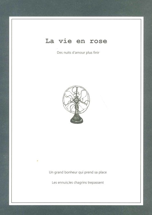 Notebook B5 ,Joytop,La vie en rose