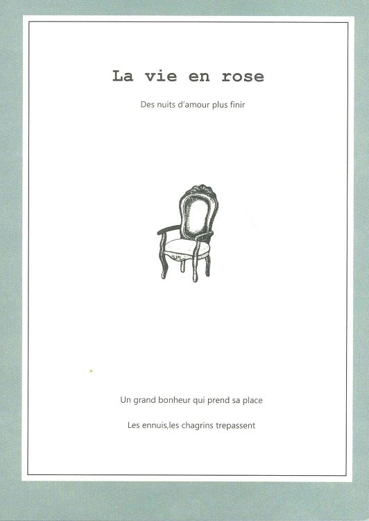 Notebook B5 ,Joytop,La vie en rose