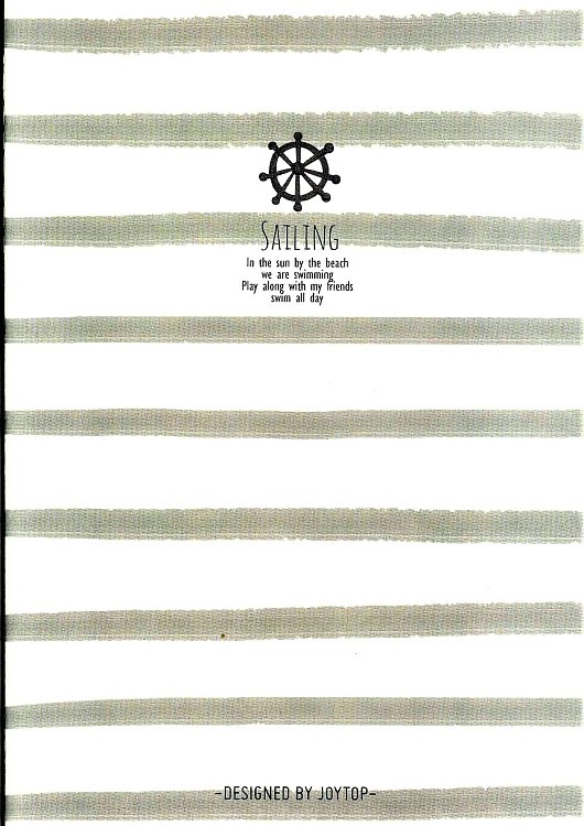 Notebook B5 ,Joytop,Sailing