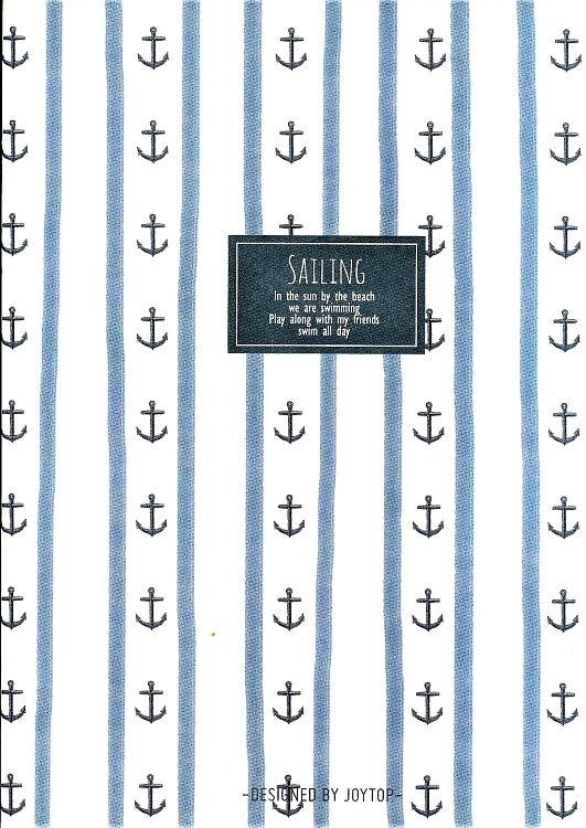 Notebook B5 ,Joytop,Sailing