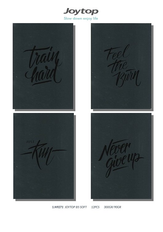 Notebook B5 ,Joytop,Black