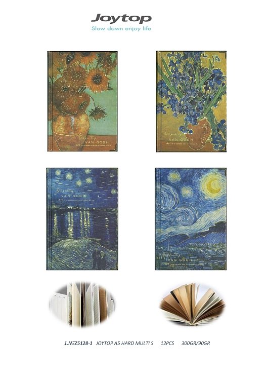 Note book  Painter A5 ,hard 128p