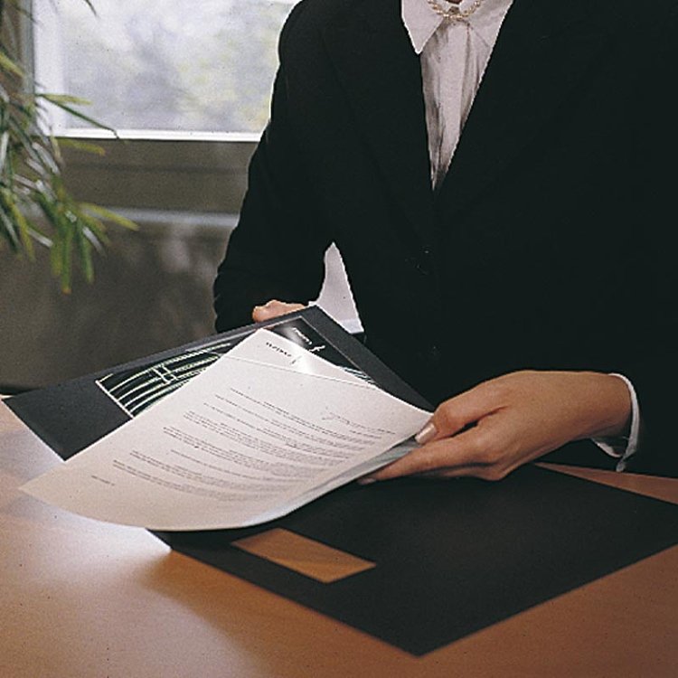 Αυτοκόλλητες γωνιακές θήκες εντύπων .