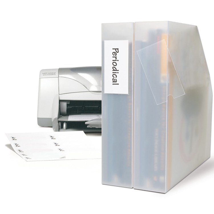 Αυτόκόλλητες θήκες με έτοιμες ετικέτες.