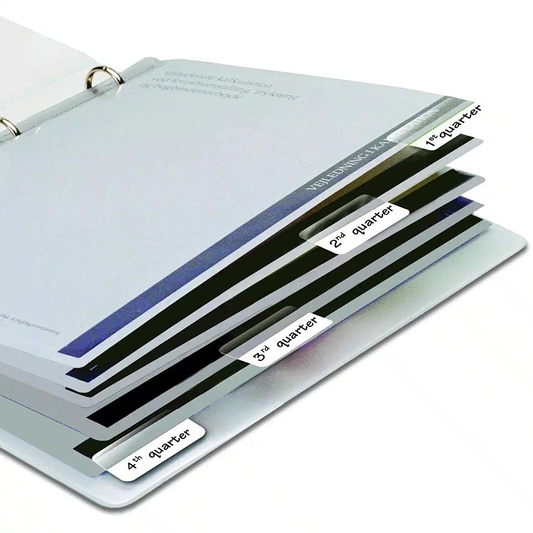 Σελιδοδείκτης σκληρός,Index tabs ,40mm 48τμχ λευκό