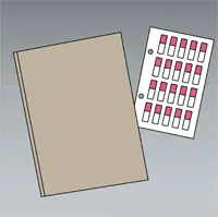 Σελιδοδείκτης σκληρός Index tabs ,12Χ10mm ,80τμχ διάφορα χρώματα