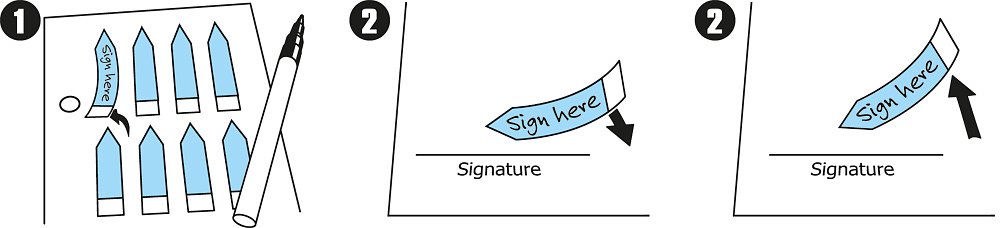 Σελιδοδείκτης σκληρός ,Index tabs 10x45mm,60τμχ διάφορα χρώματα