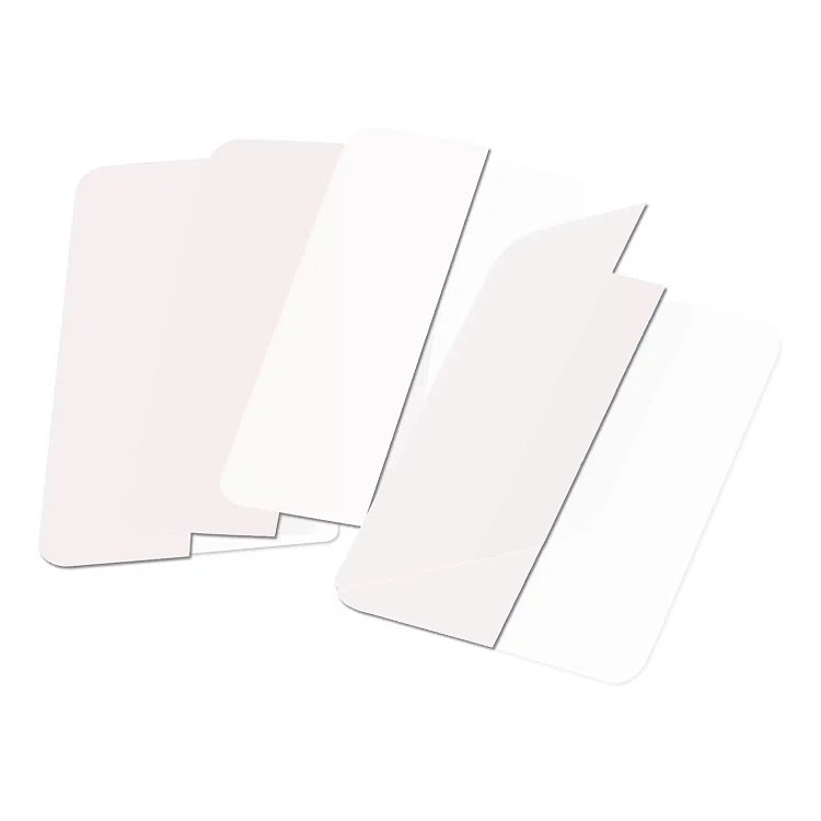 Σελιδοδείκτης σκληρός ,καβαλάρης ,Twin tabs ,40mm λευκό,24τμχ.