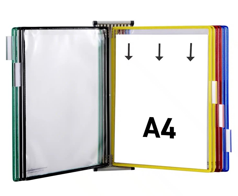 Επιτοίχια βάση για 10 θήκες εντύπων.