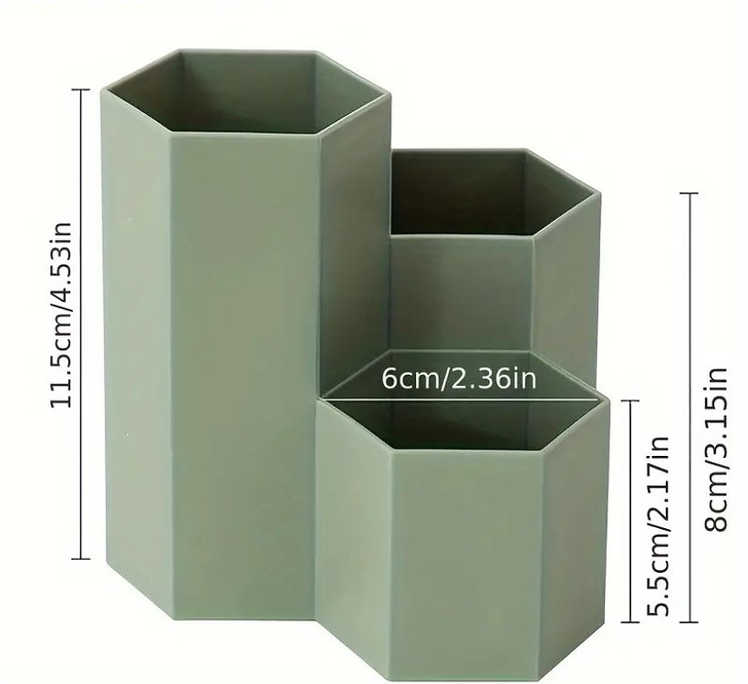 Μολυβοθήκη εξάγωνη 3 θέσεων