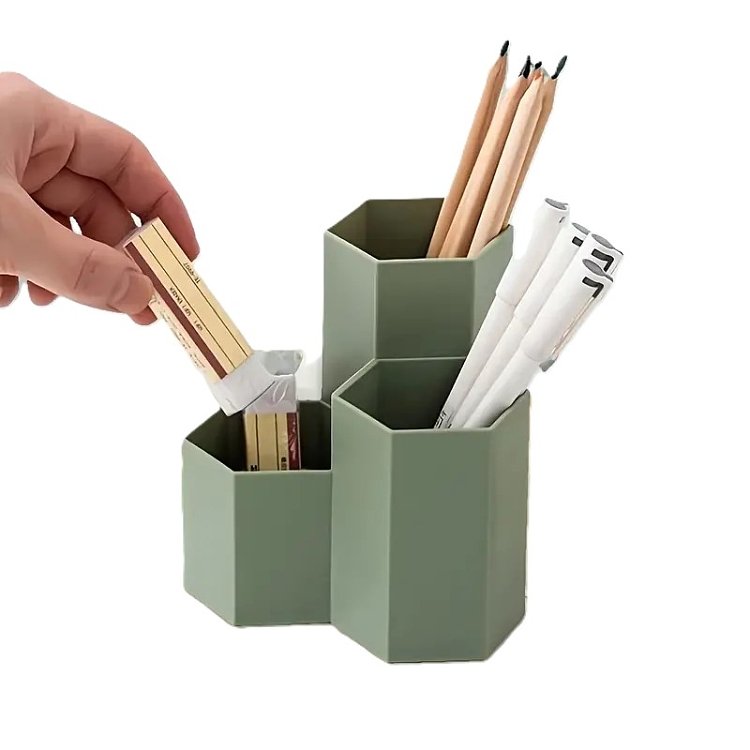 Μολυβοθήκη εξάγωνη 3 θέσεων