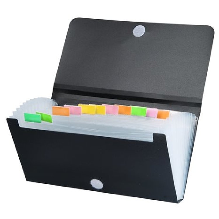 Γραμματιοθήκη ακορντεόν,Check, 12 θέσεων.