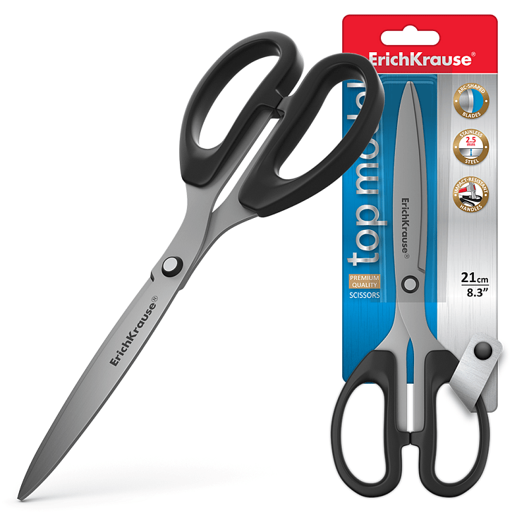 Ψαλίδι  για ύφασμα και χαρτί, ErichKrause® Top model.