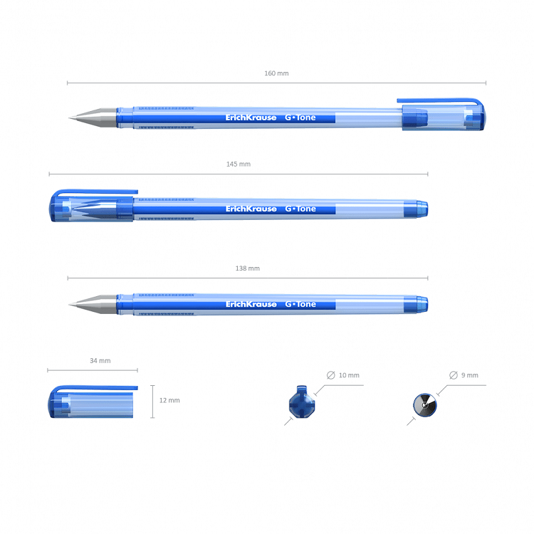 Στυλό gel ErichKrause® g-tone,0.5