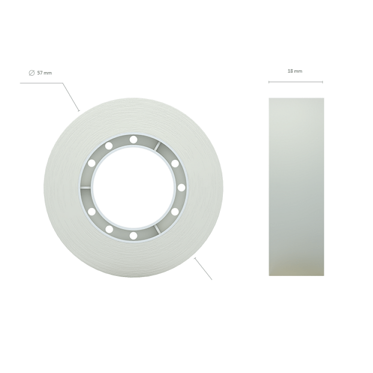 ErichKrause® διαφανής κολλητική ταινία, 18mmx33m.Σέτ 4τμχ