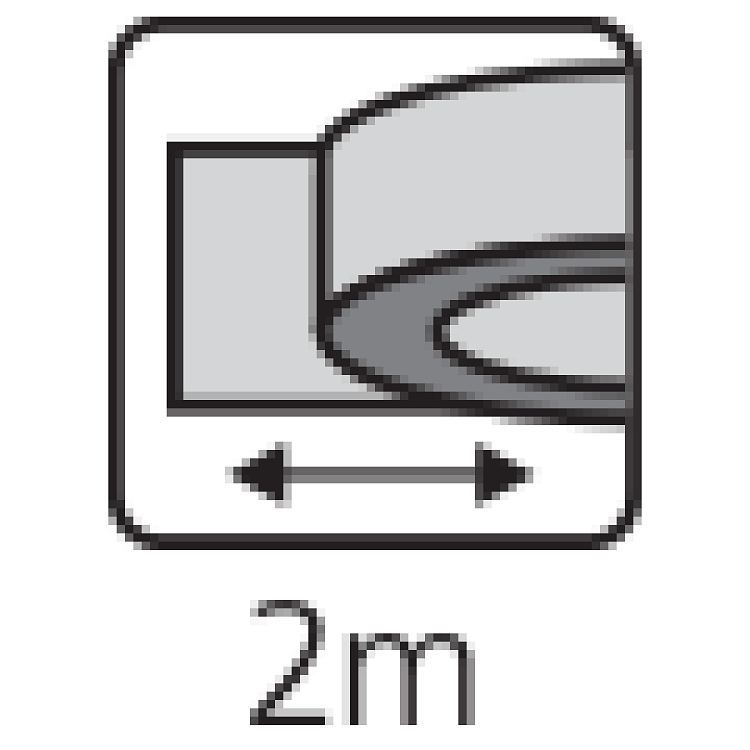 Αφρώδες ταινία διπλής όψης ErichKrause, λευκή, 1mmx15mmx2m (blister 1 τεμ.)