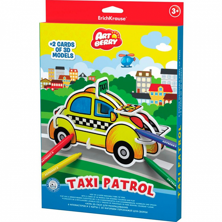3D puzzle "taxi patrol"