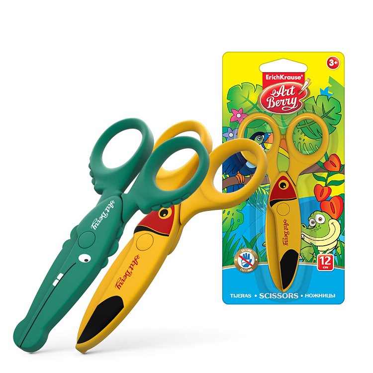 Ψαλίδι πλαστικό Artberry Wild Friends. 