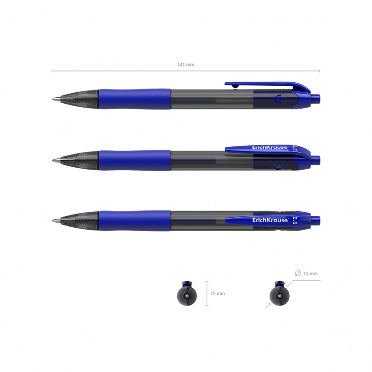 Στυλό  ErichKrause® smart-gel, 0.5 μπλέ.