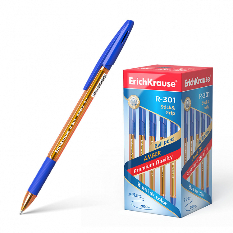 Στυλό ErichKrause® R-301 Amber Stick&Grip 0,7,