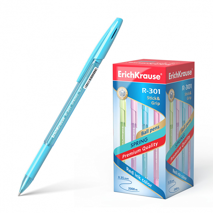 Στυλό ErichKrause® R-301 Spring Stick&Grip 0,7