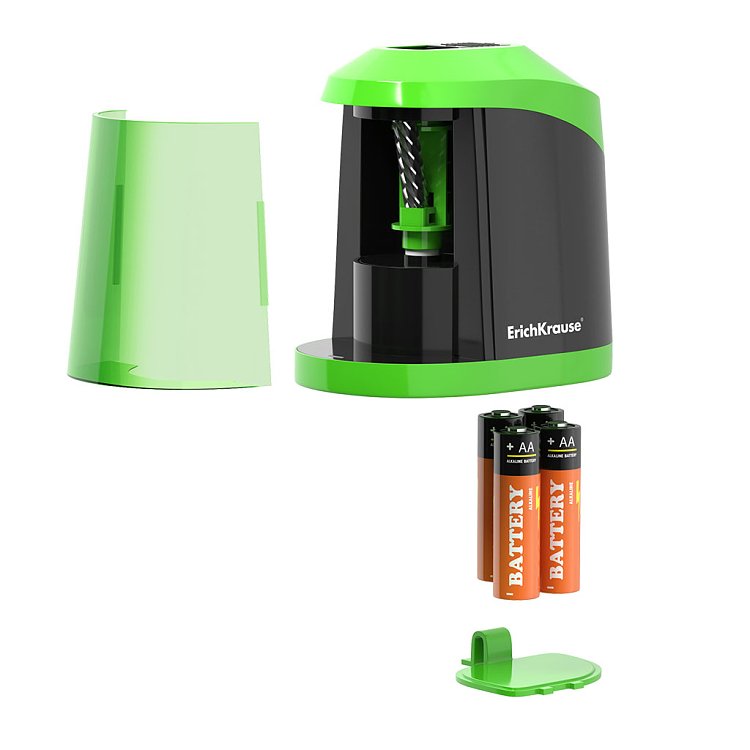 Ηλεκτρική ξύστρα ErichKrause® Spiral με δοχείο