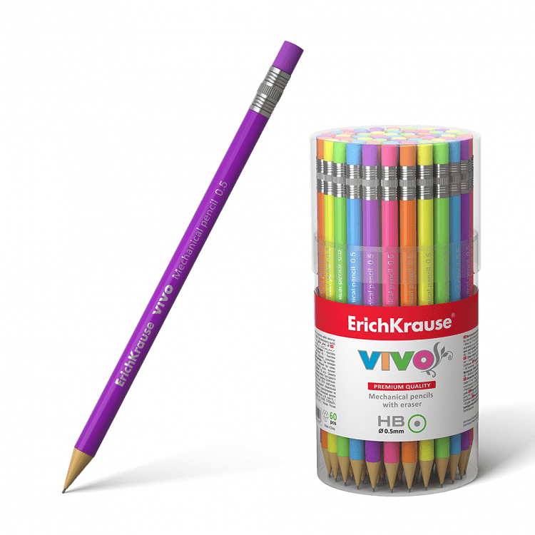 Μηχανικό μολύβι ErichKrause® Vivo® 0,5 mm, HB