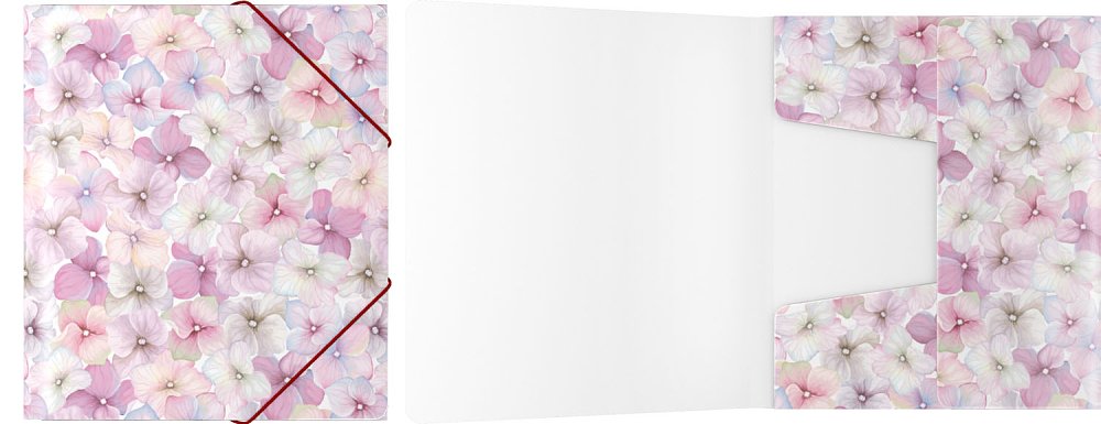 Φάκελος με λάστιχο  ErichKrause® Phloxes, A5+ 