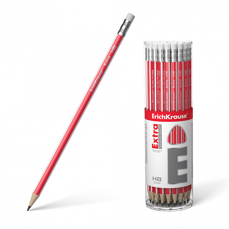 Μολύβι  με γόμα ErichKrause® ,Εxtra HB